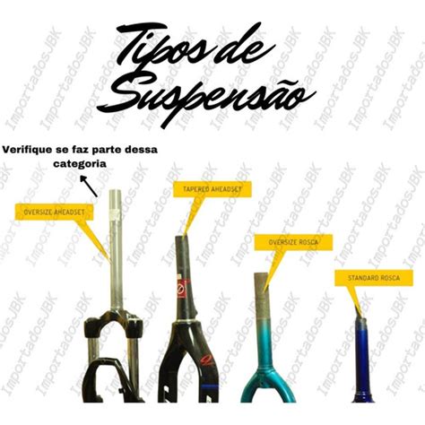 Suspensão Bike Gts Aro 29 Trava No Guidão Espiga Reta 100mm Frete grátis