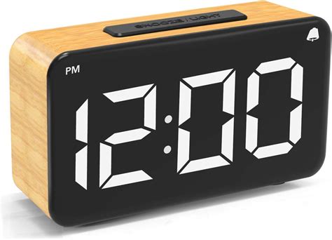 Amazon Alarm Clock Digital Alarm Clocks For Bedrooms With