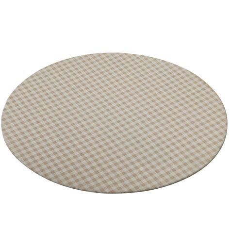 Capa De Sousplat Xadrez Nude 35cm 01 Unidade Elo7