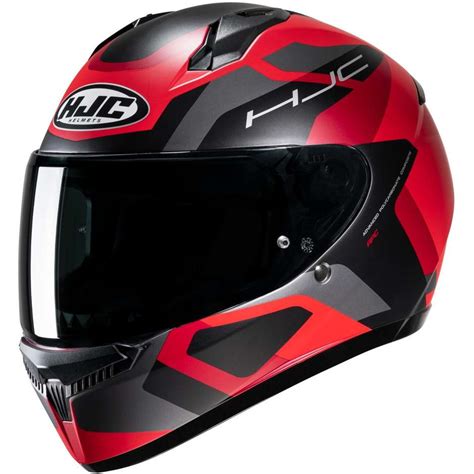 Casco Moto Integrale Hjc C10 TINS MC1SF Nero Opaco Rosso Vendita Online