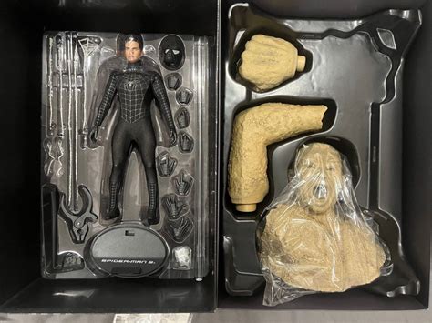 Hot Toys MMS Spider Man Th Scale Spider Man Black Suit Version Limited Edition