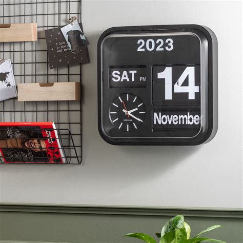 Horloge Contemporaine Big Flip KARLSSON CLOCKS Murale