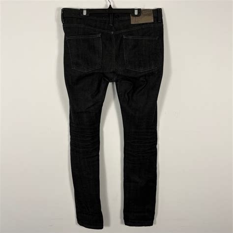 Naked Famous Denim Jeans Naked Famous Super Guy Jeans Black 33 X