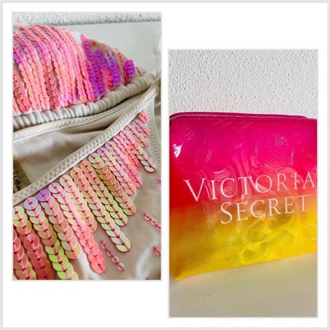 Victorias Secret Set Pailletten Bikini Gr XS Necessaire Kaufen Auf Ricardo