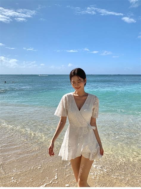 楽天市場全2色総レースワンピースモノキニ アイボリー ブラック M L XLba 30 bikini sun 230531 シナモンガール Cinnamon Girl 超ミニ