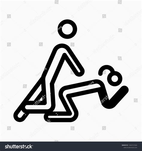 Outline Sex Position Pixel Perfect Vector Stock Vector Royalty Free 1266721924 Shutterstock