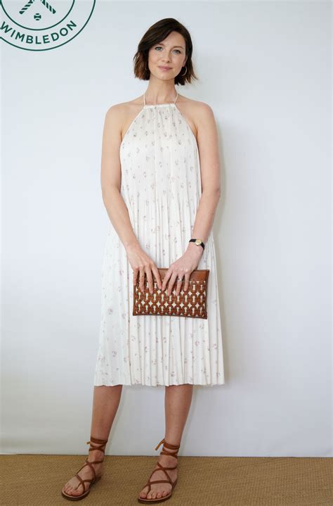 Caitriona Balfe - Wimbledon Tennis Championships 07/08/2019 • CelebMafia