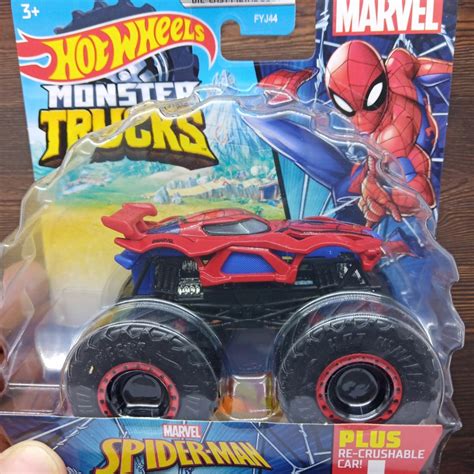 Jual HOT WHEELS MONSTER TRUCK SPIDERMAN JEEP WRANGLER TAXI RODGER DODGER DOZEN BONE SHAKER BIG