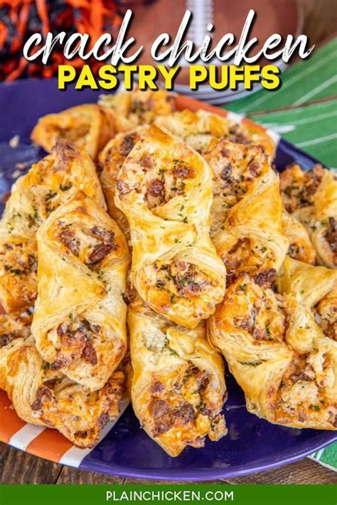 Pulled Pork Pastry Puffs Football Friday Plain Chicken Artofit