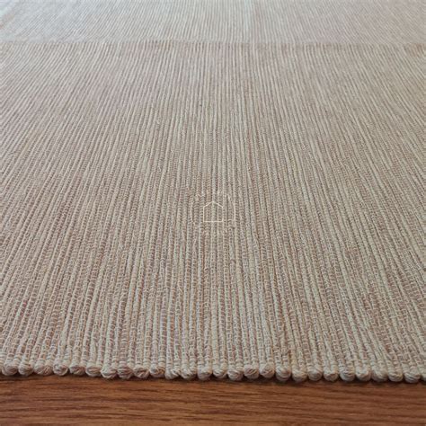 Tapete Tear Algodão Sala Quarto Slim Nude 150 x 200 Casa Coeva Tapetes Mantas e Almofadas