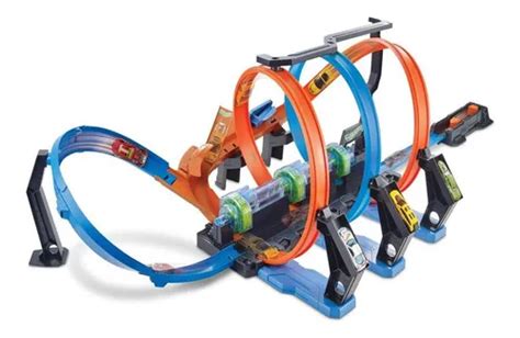 Hot Wheels Action Espiral De Choques Pista Veh Culos Frete Gr Tis