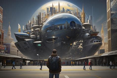 Premium Ai Image Big City