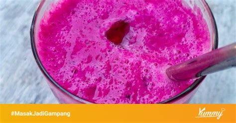 Resep Smoothie Buah Naga Yogurt Jagomasakminggu1periode2 Sederhana