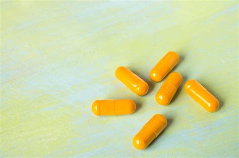 Premium Photo | Curcumin capsules