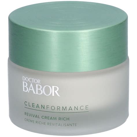 Doctor Babor Clean Formance Revival Cream Rich Ml Farmaline