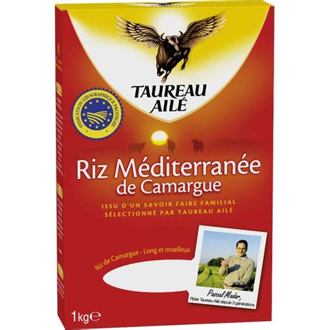 Riz long IGP méditerranée Taureau Ailé 1 kg Bam courses Courses