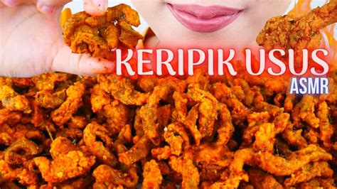 Asmr Keripik Usus Pedas Gurih Gurih Nyoi Asmr Indonesia Youtube