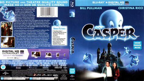 CASPER (1995) R1 BLU-RAY COVER & LABEL - DVDcover.Com