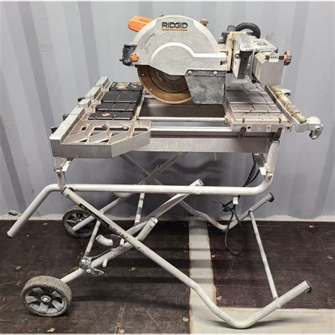 Ridgid 10 Inch Wet Tile Saw W Portable Stand