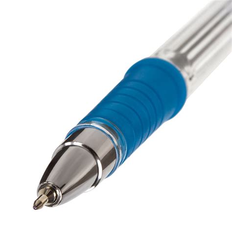 Ручка шариковая Brauberg масляная с грипом i-Rite GT Sky 12шт синяя ...