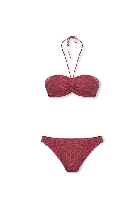 Pink Bikini With Lurex Threads Oseree Vitkac Gb