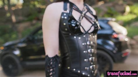 Dominant Shemale Hardcore Fucks Her Submissive Slave