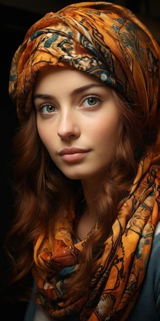 Premium Ai Image Beautiful Brunette Woman Perfect Lips Fashion Portrait