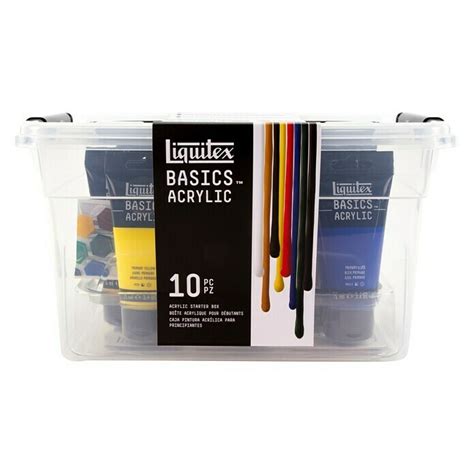 Liquitex Basics Acrylfarben Set Starter Box 9 Stk X 75 Ml Tube