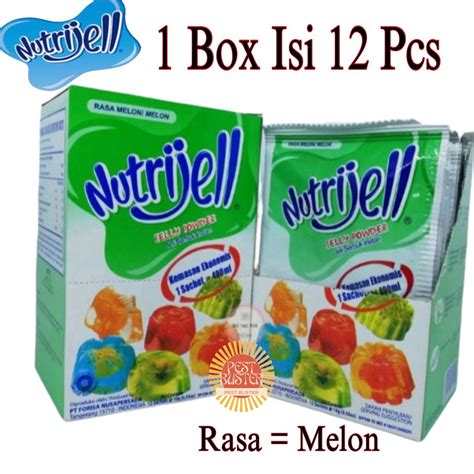 Nutrijell Melon Kemasan Dus X G Jelly Powder Instant Agar Agar