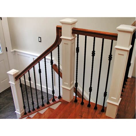 Single Ball Iron Baluster Iron Balusters Stair Railing Makeover