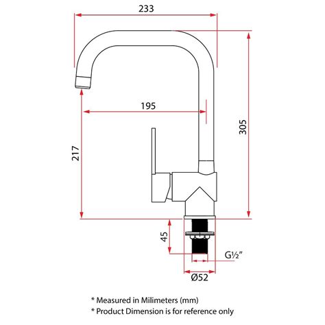Rubine Piccoli C Kitchen Faucet Hot Cold Mixer Sink Tap Furniture Home Living