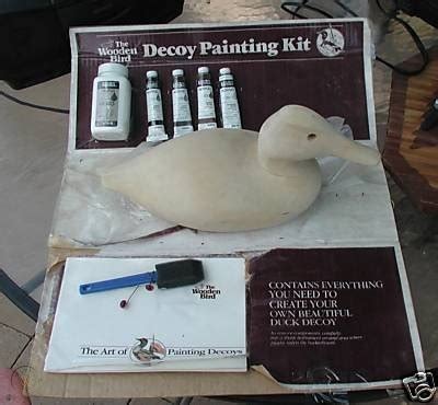 Life Size Canvasback Duck Decoy Painting Kit | #42373713