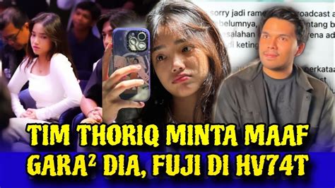 Tim Thoriq Minta Maaf Karenanya Fuji Di Hv T Netizen Perkara Pakaian