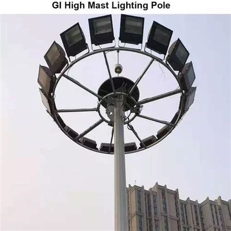 Gi High Mast Lighting Pole M At Rs Piece In Kolkata Id