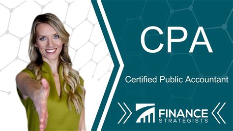 Cpa Certified Public Accountant Definition Finance Strategists