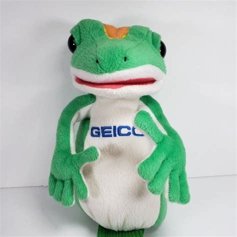 Games Geico Gecko Golf Club Plush Head Cover Or Hand Puppet Lizard