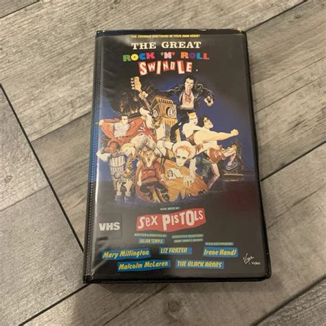 THE GREAT ROCK N Roll Swindle Sex Pistols Pre Cert VHS Virgin Video Rare PicClick UK