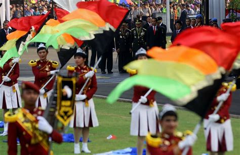 Aksi Drum Corps Cendrawasih Akademi Kepolisian Angkatan 47