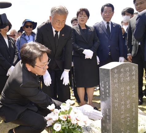 강기정 윤석열 질책 “5‧18 기념사에 ‘5‧18정신의 헌법전문 수록 빠져”