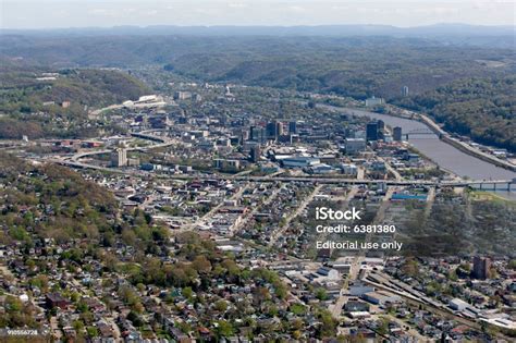 Aerial View Of Charleston West Virginia Stock Photo Download Image