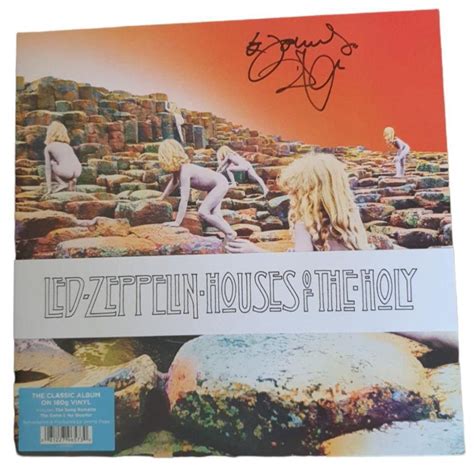 Bid Now: Led Zeppelin Signed Houses Of The Holy Vinyl LP Certified ...