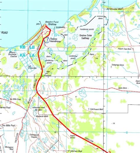 Onslow 1 250000 Topographic Map Maps Books And Travel Guides