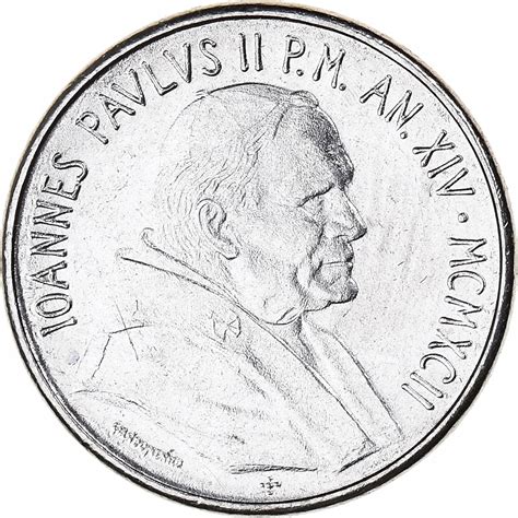 Moneta PAŃSTWO WATYKAŃSKIE John Paul II 50 Lire 13973409633 Allegro pl