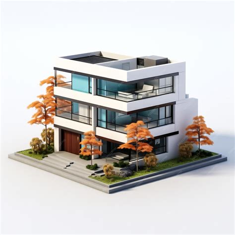 Premium Photo 3d Minimalist Modern House And Design