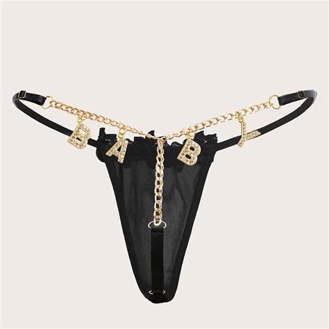 Benutzerdefinierter Tanga Bikini G Strings Tanga Kette Etsy Sterreich
