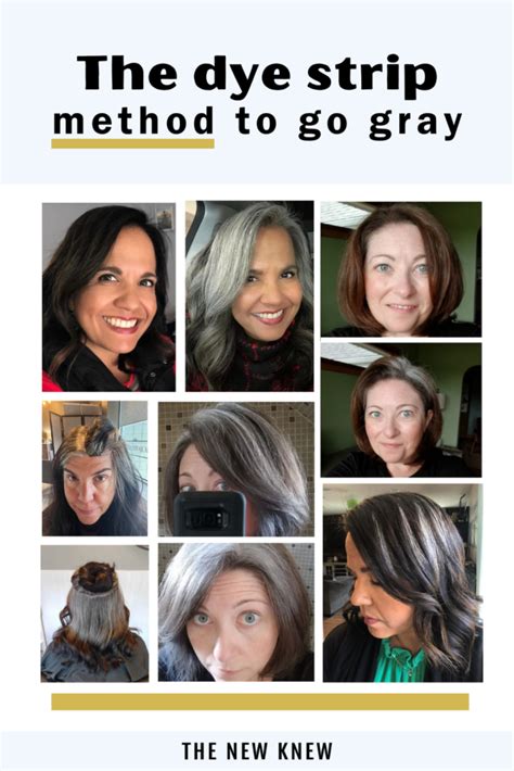 Going Gray? Try The Dye Strip Method! - The New Knew