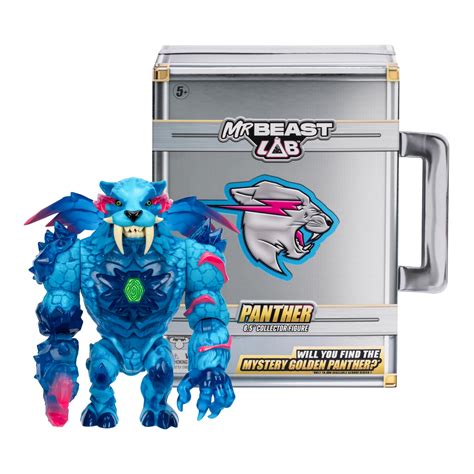 Snapklik.com : MrBeast Lab Apex Beast Panther Collector Figure, 6.25" Tall