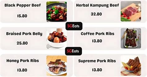 Seng Kee Menu Price Singapore Updated