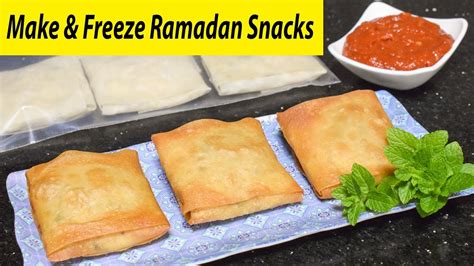 Make Freeze Chicken Mayo Pockets Ramadan Recipes Snacks For