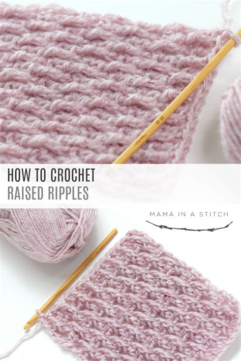 Single Crochet Ripple Stitch